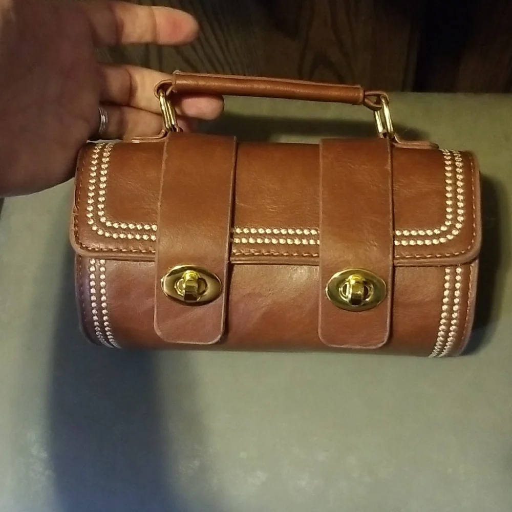VINTAGE BARREL CROSSBODY MESSENGER BAG Unisex